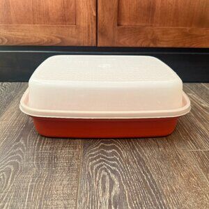Tupperware Meat Marinade Storage Container - Paprika